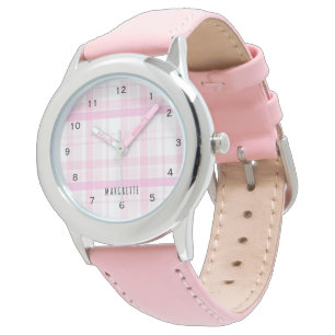 Schattigee Girly HARTEN ROZE PATROON eWatch Horloge
