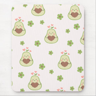 Schattigee Girly Kawaii Avocado Grappige Muismat
