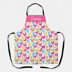 Schattigee Girly Vibrant Rainbow Butterfly Patroon Schort