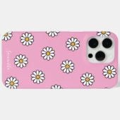 Schattigee girly witte daisy floral Case-Mate iPhone case (Achterkant (horizontaal))