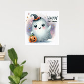 Schattigee glittergeest poster (Thuiskantoor)