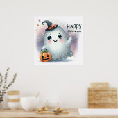 Schattigee glittergeest poster (Keuken)