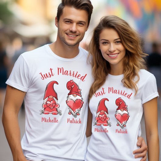 Schattigee Gnome Couple's T-shirt