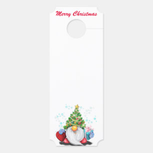 Schattigee Gnome kerstdeurhanger