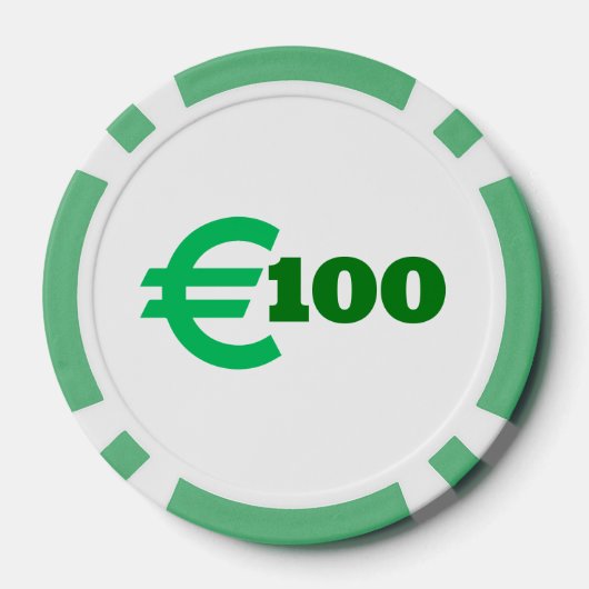 Schattigee Gnome St Patrick's Day met bier | Poker Chips (Achterkant)