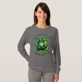 Schattigee Gnome St Patrick's Day met bier | T-shirt (Voorkant volledig)