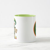 Schattigee GNOME Welkom Tuinfeest Naam toevoegen Mok (Midden)