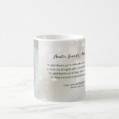 Schattigee Godparent Bedankt Cadeaufoto Koffiemok (Center)