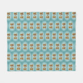 Schattigee Golden Cats Fleece Deken (Voorkant (Horizontaal))