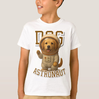 Schattigee Golden Retriever Astronaut Unisex Man W T-shirt