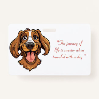 Schattigee Golden Retriever Clipart | Badge