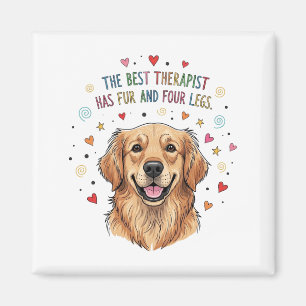 Schattigee Golden Retriever Doodle Magneet