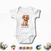 Schattigee Golden Retriever Puppy Waterverf Aangep