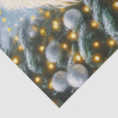 Schattigee Goldendoodle Winter Wonderland Decoupag Tissuepapier (Detail)