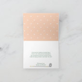 Schattigee golfbal bruiloft douche dank u bedankkaart (Binnen)