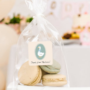 Schattigee  Goose Baby shower Stickers
