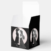 Schattigee Gotische Emo Kinder Kus Valentijnsdag Bedankdoosjes (Geopend)