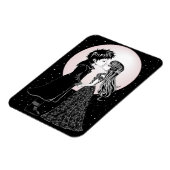 Schattigee Gotische Emo Kinder Kus Valentijnsdag Magneet (Linkerzijde)