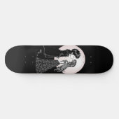 Schattigee Gotische Emo Kinder Kus Valentijnsdag Skateboard (Horizontaal)