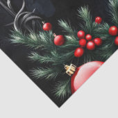 Schattigee gotische kerstelf. tissuepapier (Detail)