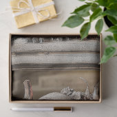 Schattigee Gotische Parijse Gargoyle Decoupage Tissuepapier (Geschenk)