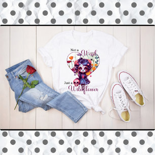Schattigee Gotische Tuin Suikerschedel T-shirt