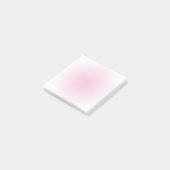 Schattigee Gradient Pink Kantoor en School Notitie Post-it® Notes (Schuin)