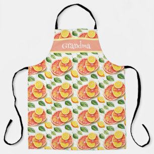 Schattigee grapefruit en citroenen Citrus geperson Schort