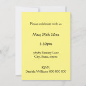 Schattigee grappige baby giraffe voor kinderen op  kaart (Achterkant)