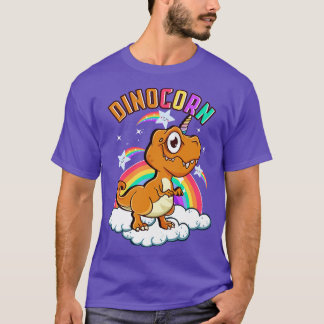 Schattigee Grappige Dinocorn Dinosaurus Eenhoorn 1 T-shirt