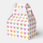 Schattigee grappige girly aangepaste conversatie s bedankdoosjes (Achterkant)