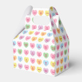 Schattigee grappige girly aangepaste conversatie s bedankdoosjes (Voorkant Zijde)