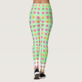 Schattigee grappige girly aangepaste conversatie s leggings (Achterkant)