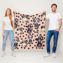 Schattigee Grappige Halloween Fleece Deken