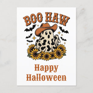 Schattigee Grappige Halloween Westerne Land Koe Gh Briefkaart