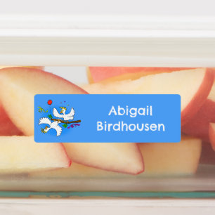 Schattigee grappige kaketoe vogels cartoon geperso labels