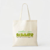 Schattigee grappige kiwi fruit zomer humor tote bag (Voorkant)
