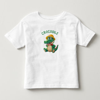 Schattigee grappige kleine krokodil kinder shirts