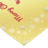 Schattigee Grappige Moderne Rudolph Kerstbomen Tafelkleed (Gekanteld)