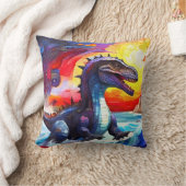 Schattigee Grappige Mozaïek Dinosaurussen kussen k (Deken)