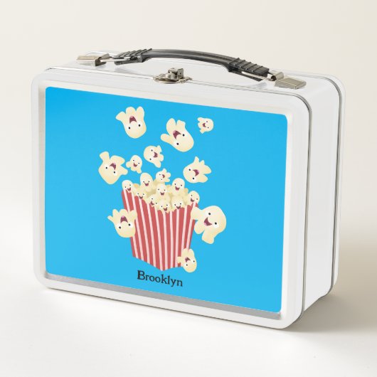 Schattigee grappige springen popcorn cartoon (Voorkant)