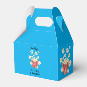 Schattigee grappige springen popcorn cartoon bedankdoosjes