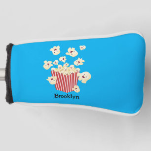 Schattigee grappige springen popcorn cartoon golfheadcover