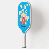 Schattigee grappige springen popcorn cartoon pickleball paddle (Links)