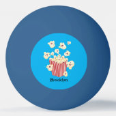 Schattigee grappige springen popcorn cartoon pingpongballen (Achterkant)