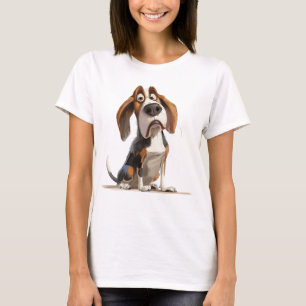 Schattigee Grappige stijlvolle Cartoon karikatuur  T-shirt
