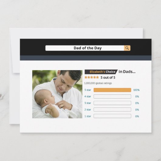 Schattigee Grappige Vaderdag Beste Pap Kaart (Voorkant)