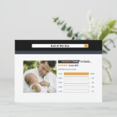 Schattigee Grappige Vaderdag Beste Pap Kaart (Staand voorkant)