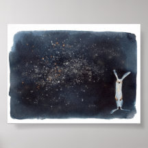 Schattigee grappige waterverf haes abstract ontwer