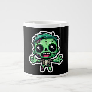 Schattigee, grappige zombie extra grote beker